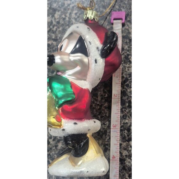 Vintage Disney Minnie Ringing Her Bell European Glass Christmas Tree  Ornament - Picture 5 of 5